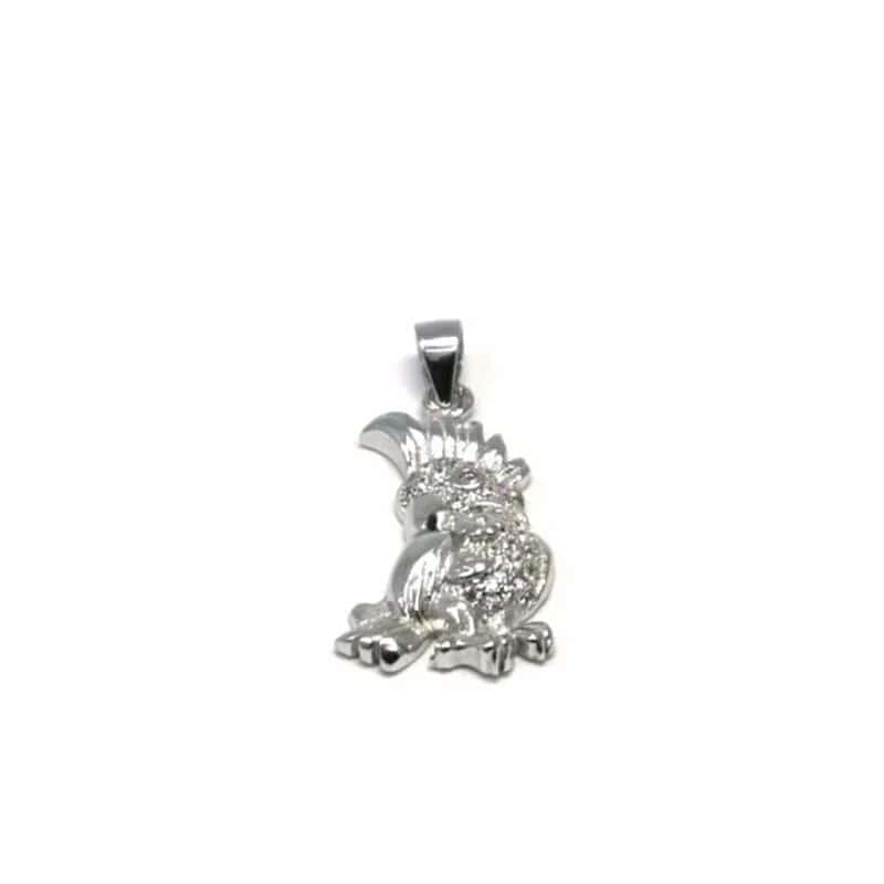 Colgante de loro de plata con piedras